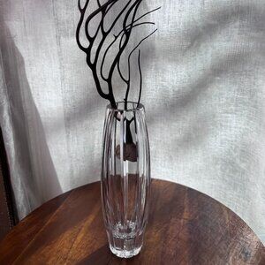 Vintage Marquis by Waterford Omega Crystal Bud Vase, 7" Tall, Ribbed Design